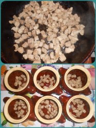 Гречневая каша в горшочке в духовке с мясом - шаг 5