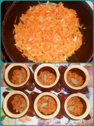 Гречневая каша в горшочке в духовке с мясом - шаг 6