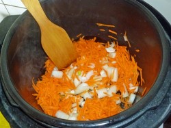 Гречка с печенью в мультиварке - шаг 3