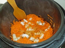 Гречка с печенью в мультиварке - шаг 4