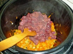 Гречка с печенью в мультиварке - шаг 6