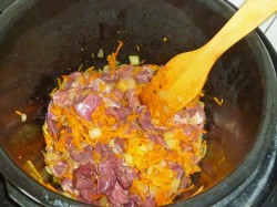 Гречка с печенью в мультиварке - шаг 7