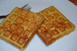 Гренки из хлеба в вафельнице - шаг 7