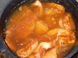 Грудинка горячего копчения в коптильне в домашних условиях - шаг 3 Грудинка горячего копчения в коптильне в домашних условиях - шаг 3