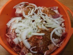 Грудинка варено копченая - шаг 5 Грудинка варено копченая - шаг 5