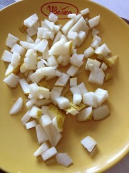 Груша в мацони - шаг 2