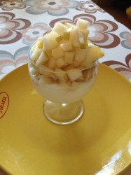 Груша в мацони - шаг 3