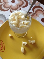 Груша в мацони - шаг 4