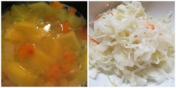 Густой картофельный суп с квашеной капустой и беконом - шаг 2 Густой картофельный суп с квашеной капустой и беконом - шаг 2