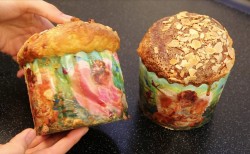 Итальянский кулич с цукатами и миндальной корочкой Панеттоне - шаг 13 Итальянский кулич с цукатами и миндальной корочкой Панеттоне - шаг 13