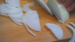 Горбуша фаршированная овощами в духовке - шаг 4 Горбуша фаршированная овощами в духовке - шаг 4