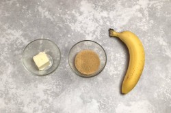 Жареные бананы в карамели в домашних условиях - шаг 1 Жареные бананы в карамели в домашних условиях - шаг 1