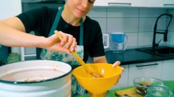 Кабачковый салат на зиму с томатами и болгарским перцем - шаг 12 Кабачковый салат на зиму с томатами и болгарским перцем - шаг 12