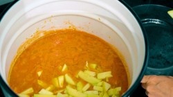 Кабачковый салат на зиму с томатами и болгарским перцем - шаг 8 Кабачковый салат на зиму с томатами и болгарским перцем - шаг 8