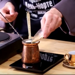 Как сварить кофе в джезве - шаг 5 Как сварить кофе в джезве - шаг 5