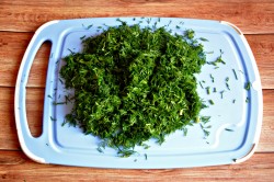 Заморозка укропа на зиму - шаг 5 Заморозка укропа на зиму - шаг 5