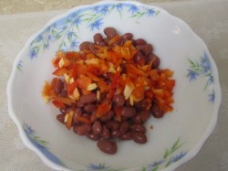 Канапе Делис с ветчиной и фасолью - шаг 2