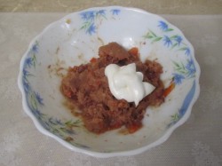 Канапе Делис с ветчиной и фасолью - шаг 4