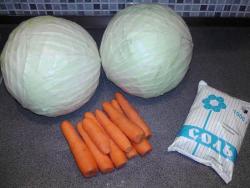 Капуста квашеная московская - шаг 1 Капуста квашеная московская - шаг 1