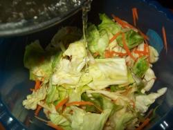 Салат Провансаль из капусты и моркови с уксусом и сахаром - шаг 5 Салат Провансаль из капусты и моркови с уксусом и сахаром - шаг 5