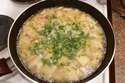 Картофельный суп-пюре с водяным крессом - шаг 5 Картофельный суп-пюре с водяным крессом - шаг 5
