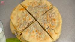 Кавказские хычины с говяжьим фаршем на кефире - шаг 17 Кавказские хычины с говяжьим фаршем на кефире - шаг 17