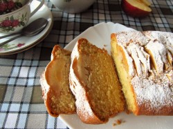 Кекс на яблоках со сливочным маслом - шаг 9 Кекс на яблоках со сливочным маслом - шаг 9