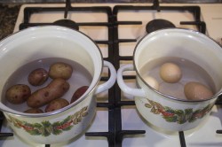 Классическая окрошка на квасе - шаг 2