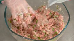 Хинкали из фарша свинины и говядины - шаг 16 Хинкали из фарша свинины и говядины - шаг 16