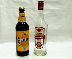 Коктейль Ёрш - шаг 1 Коктейль Ёрш - шаг 1