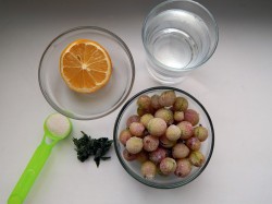 Компот из крыжовника мохито на зиму - шаг 1 Компот из крыжовника мохито на зиму - шаг 1