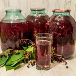 Компот из свежей ягоды черёмухи в банках на зиму - шаг 9 Компот из свежей ягоды черёмухи в банках на зиму - шаг 9