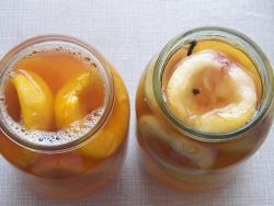 Консервированные персики в белом вине - шаг 13 Консервированные персики в белом вине - шаг 13