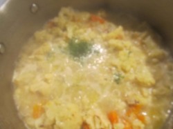 Крем суп из цветной капусты с курицей - шаг 10