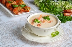 Крем суп с креветками - шаг 15 Крем суп с креветками - шаг 15