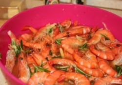 Креветки с розмарином - шаг 2