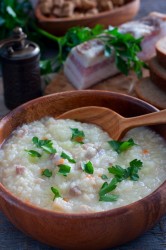 Классический кулеш из пшена с салом в домашних условиях - шаг 8 Классический кулеш из пшена с салом в домашних условиях - шаг 8