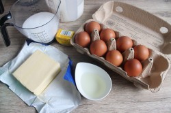 Воздушный кулич на заварном тесте - шаг 1