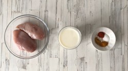 Куриное филе в молоке - шаг 1 Куриное филе в молоке - шаг 1