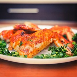 Куриные крылышки в аэрогриле