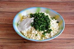 Лаваш с творогом в духовке - шаг 2