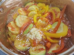 Лечо из кабачков пальчики оближешь на зиму - шаг 10 Лечо из кабачков пальчики оближешь на зиму - шаг 10