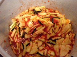 Лечо с кабачками и кетчупом на зиму - шаг 7 Лечо с кабачками и кетчупом на зиму - шаг 7