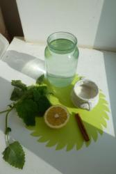 Напиток лимонад из мяты и лимона - шаг 1 Напиток лимонад из мяты и лимона - шаг 1