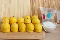 Цукаты из лимонной кожуры - шаг 1 Цукаты из лимонной кожуры - шаг 1