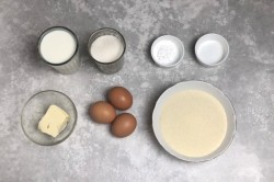 Манник без муки на молоке с духовке классический - шаг 1 Манник без муки на молоке с духовке классический - шаг 1