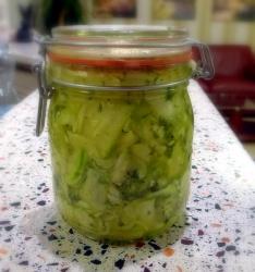 Маринованные кабачки с медом и чесноком