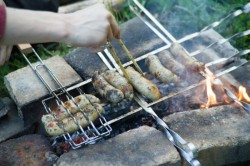 Маринованные купаты куриные на костре - шаг 8 Маринованные купаты куриные на костре - шаг 8