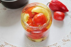 Маринованные помидоры с перцем на зиму - шаг 6 Маринованные помидоры с перцем на зиму - шаг 6