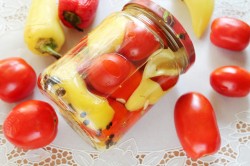 Маринованные помидоры с перцем на зиму - шаг 8 Маринованные помидоры с перцем на зиму - шаг 8